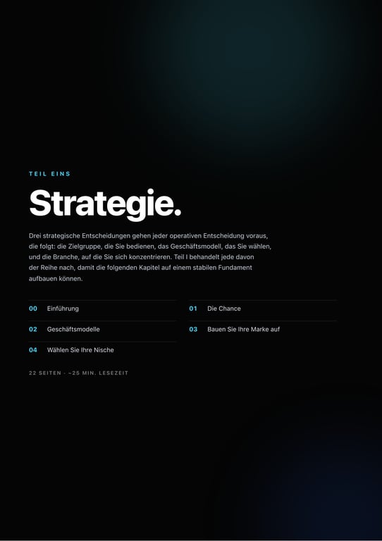 Teil I · Strategie