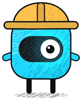 Famulor mascot: Hard hat, Stands