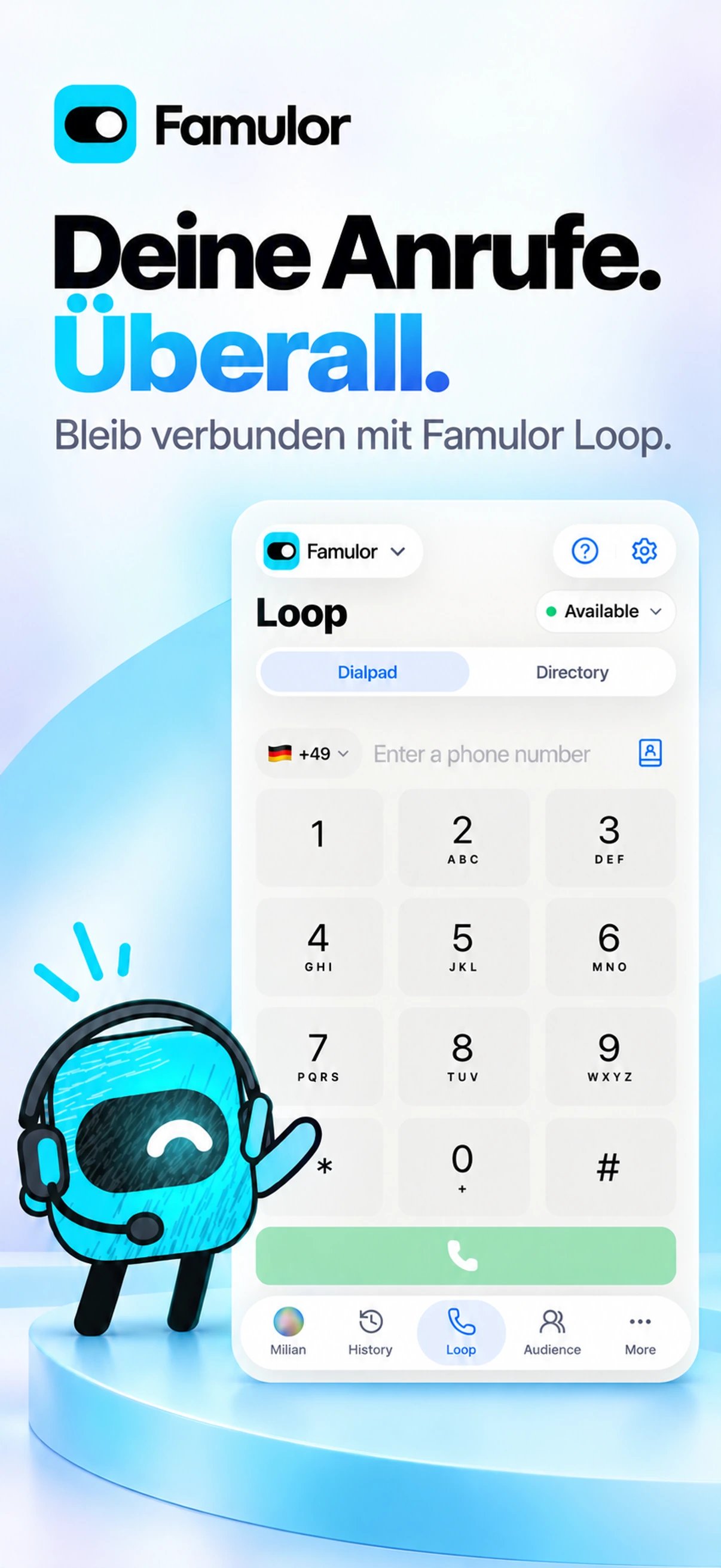 Telefonieren mit Loop