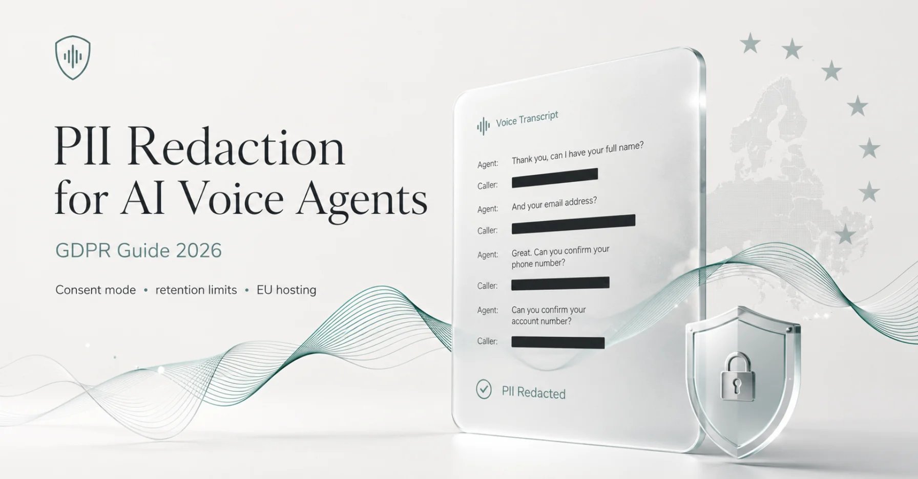 PII im Call-Transkript schwärzen: DSGVO-Guide für Voice AI