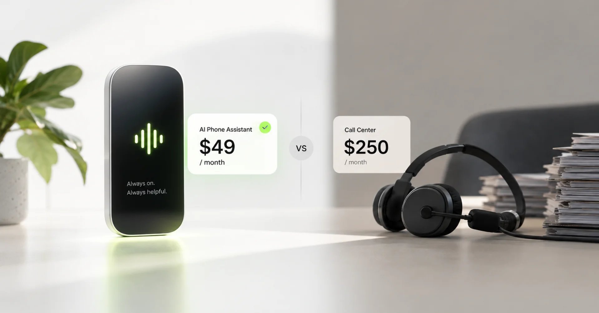 AI Phone Assistant vs. Call Center: Cost Comparison