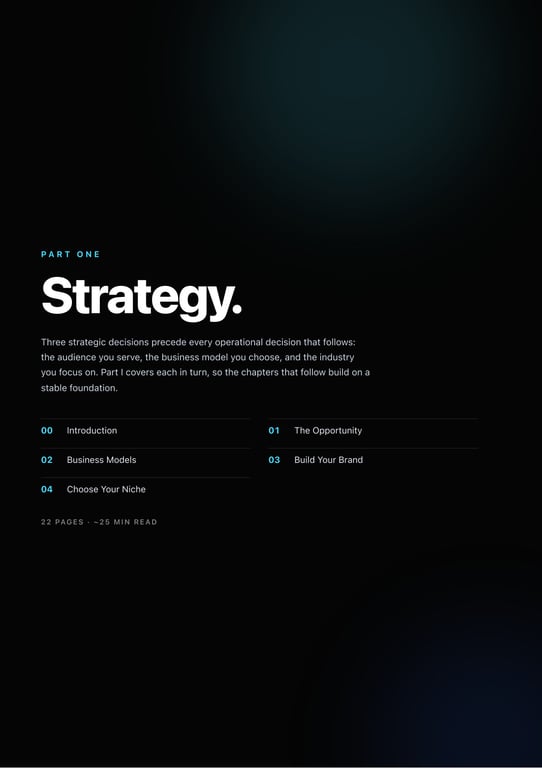 Part I · Strategy