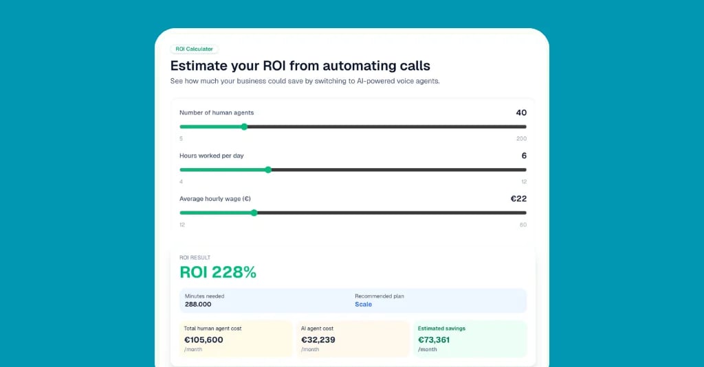 Your Custom AI Agent ROI Calculator: When Does Automating Your Phone Calls Pay Off?