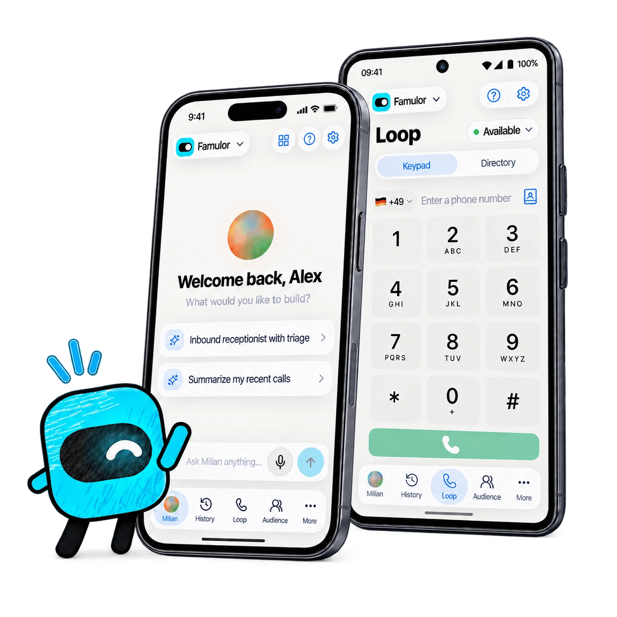 Famulor for iOS and Android