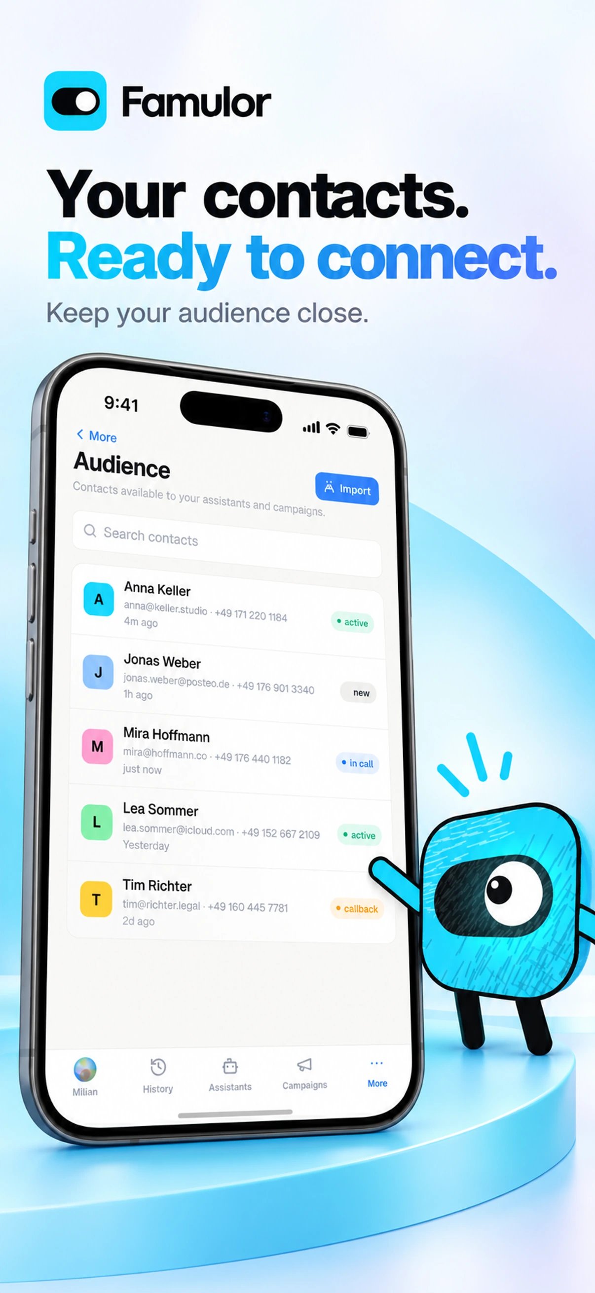 Your contacts