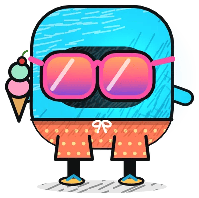 Famulor mascot: Summer, Stands