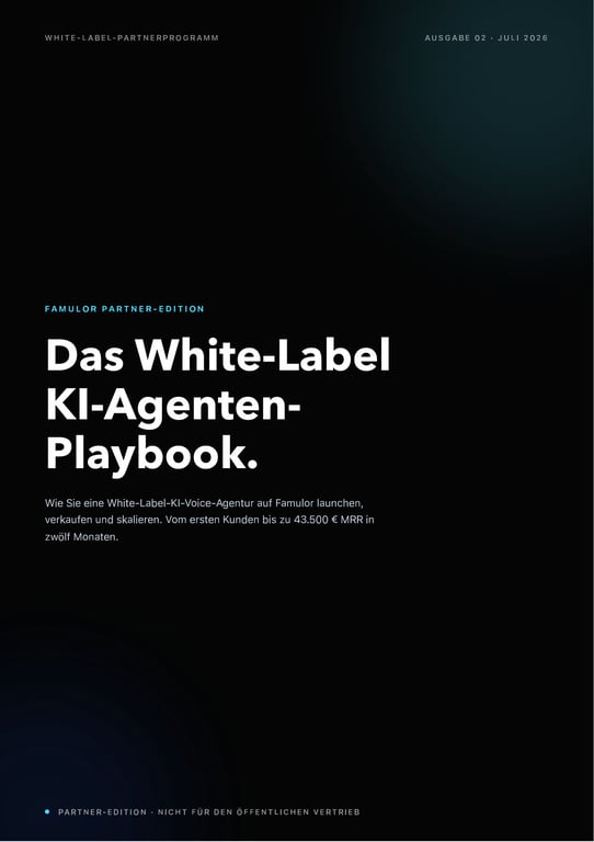 Cover des Famulor White-Label KI-Agenten-Playbooks