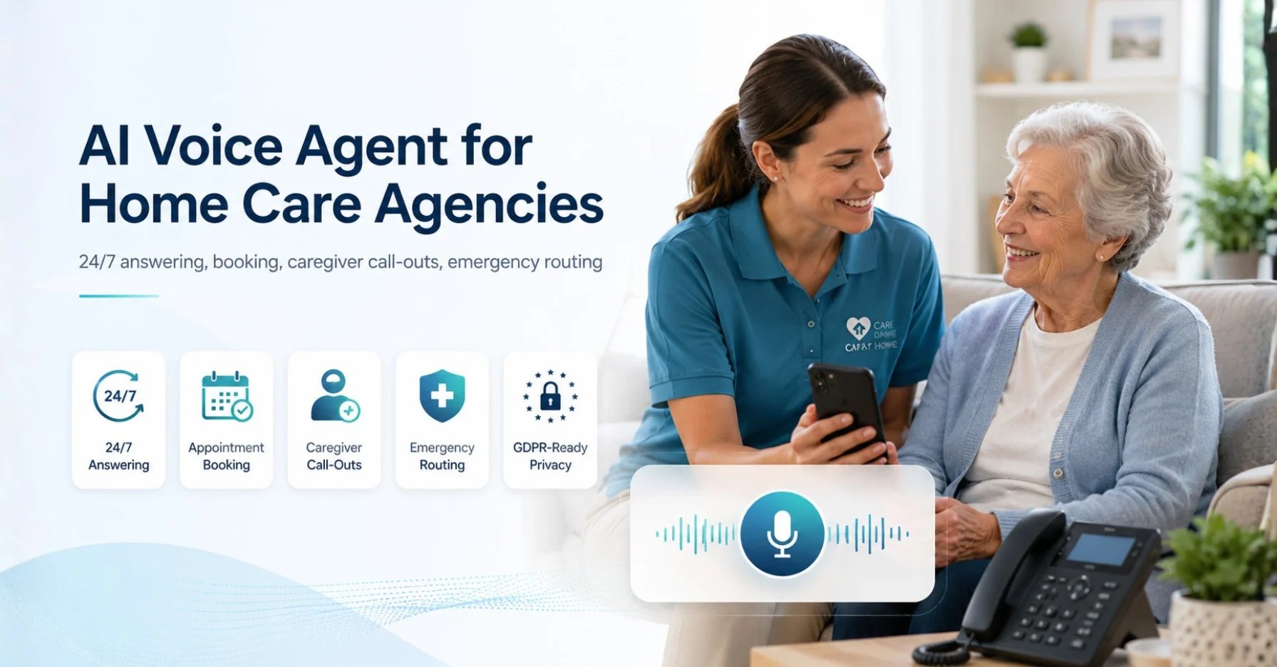 AI Voice Agent voor thuiszorgorganisaties (Gids 2026)
