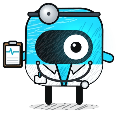 Famulor mascot: Doctor, Stands