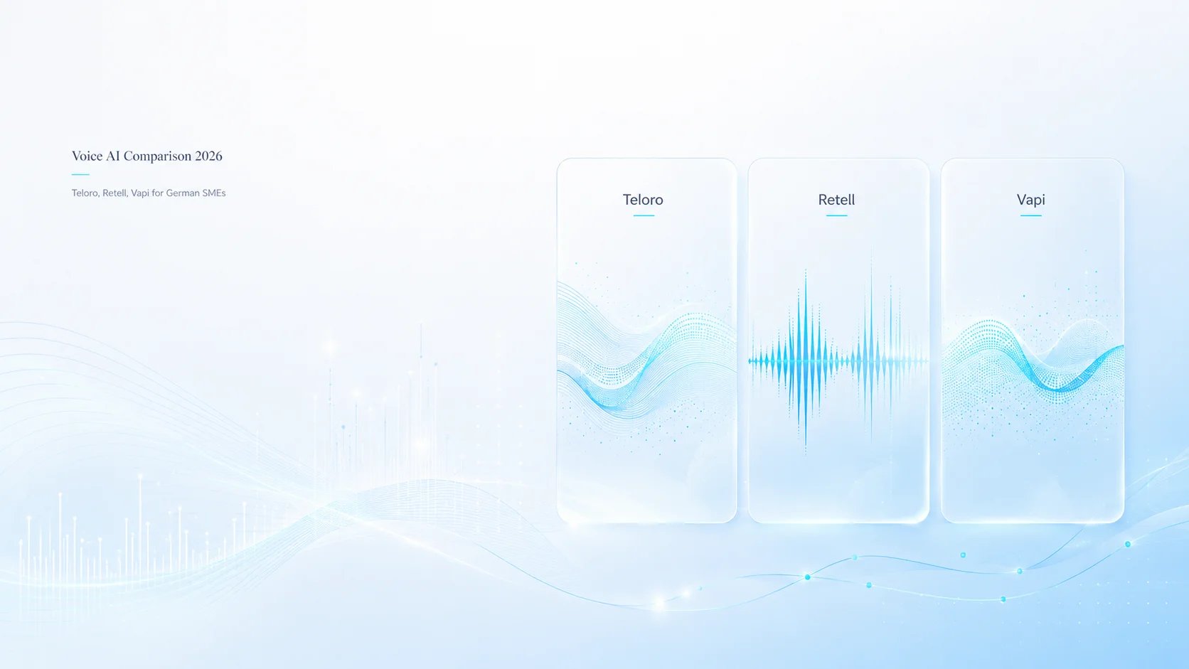 Voice AI comparison 2026: Teloro, Retell, Vapi for German SMEs