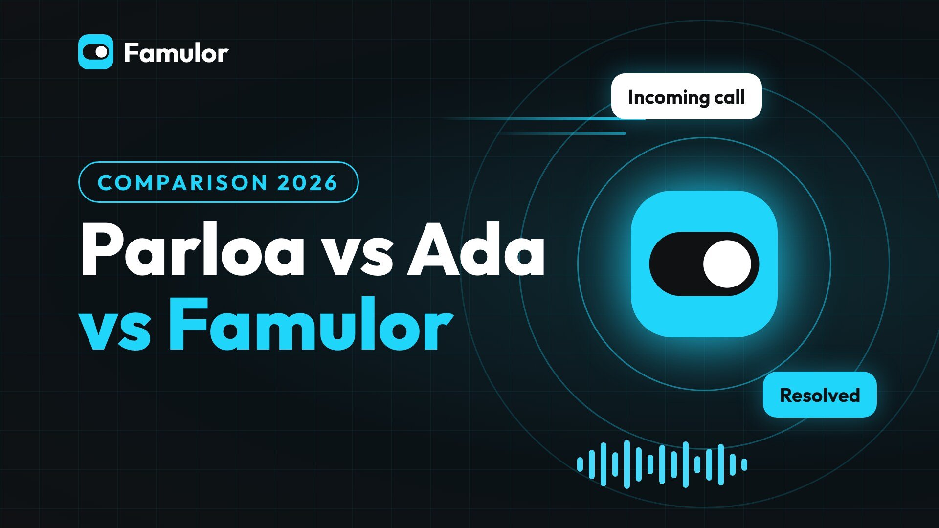 Parloa vs Ada vs Famulor: KI-Kundenservice im Vergleich