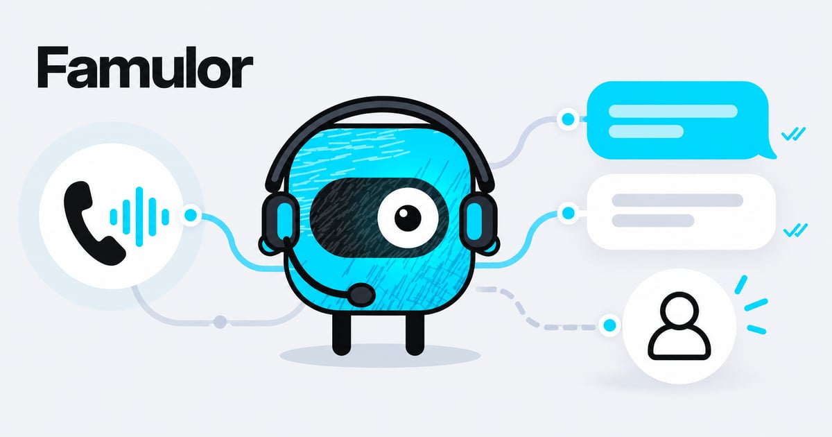 Famulor SMS Conversations: KI-Service zwischen Telefon und Text