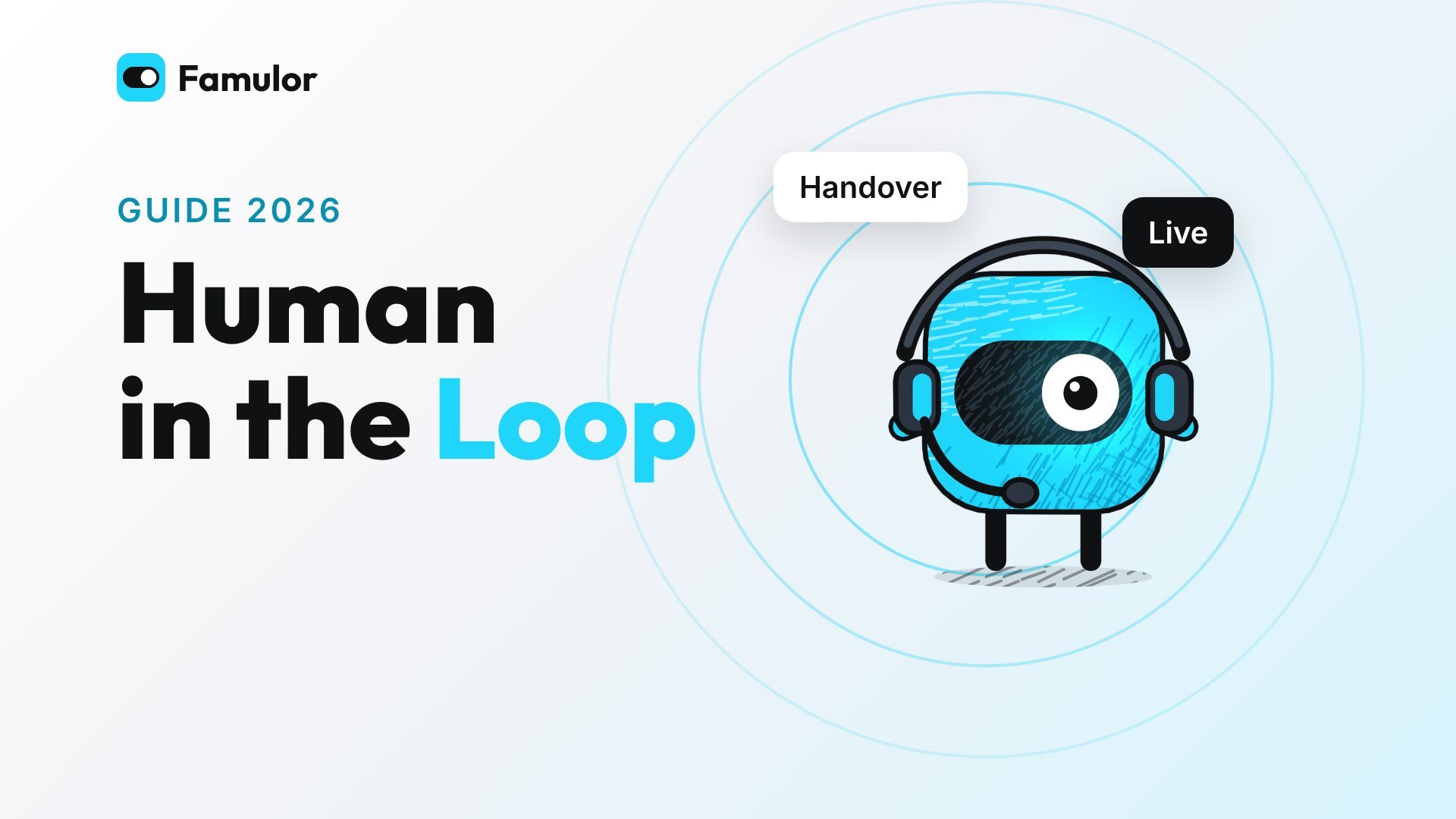 Human in the Loop versus Human on the Loop voor voice-agents